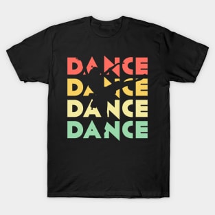 Retro Vintage Dancing Gift For Dancers T-Shirt